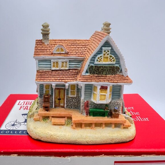 Liberty Falls B CUMMINGS SIGNMAKER AH130 Americana Holiday Village 1997 NEW - Picture 13 of 15